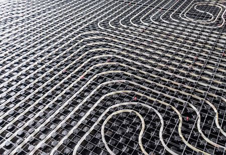 Radiant floor heating large